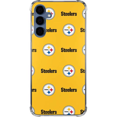 NFL Pittsburgh Steelers Blitz Series Galaxy A35 5G Clear Case